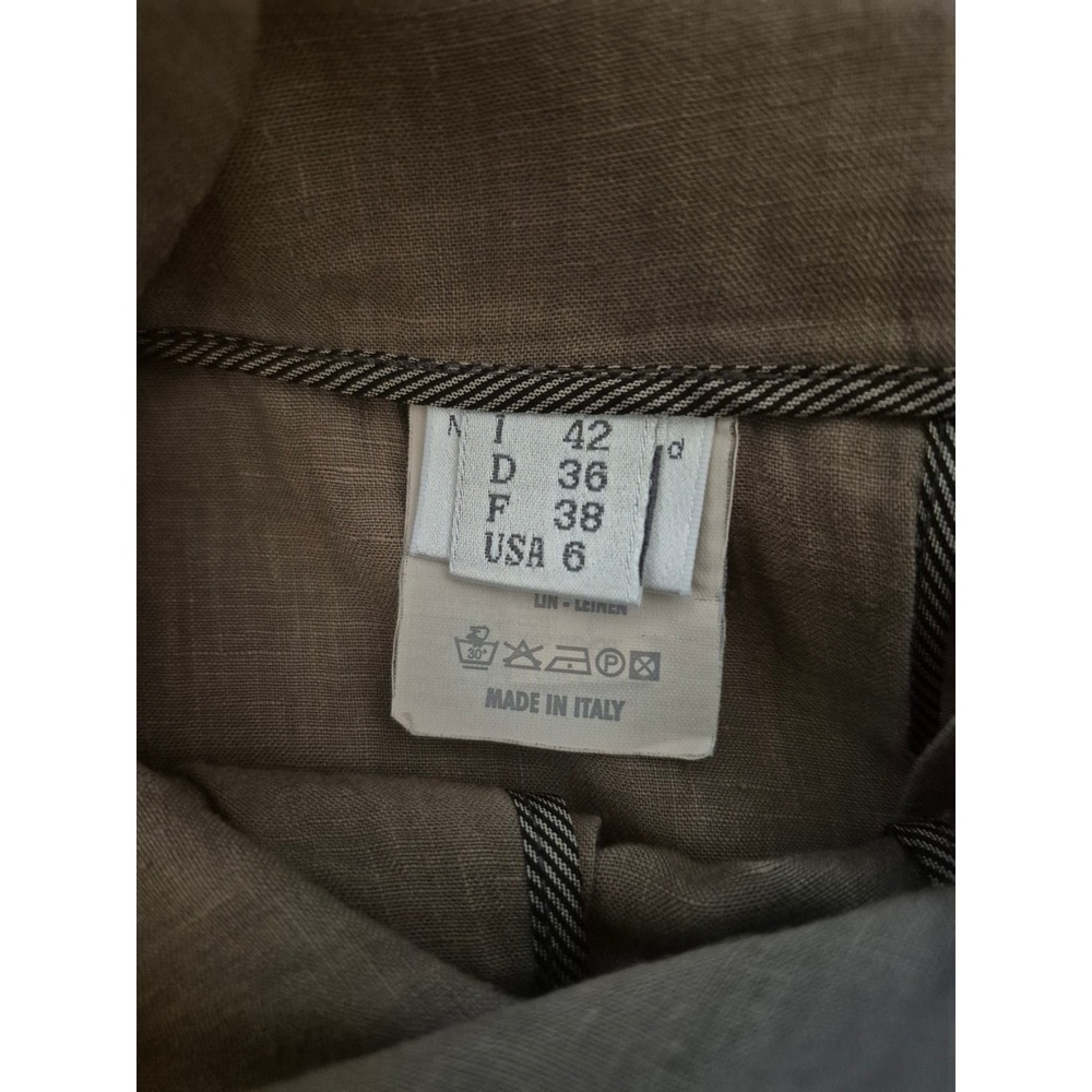 Brunello‎ Cucinelli Women Dress Pants - 100% Linen - Size: 6 - Picture 7 of 10